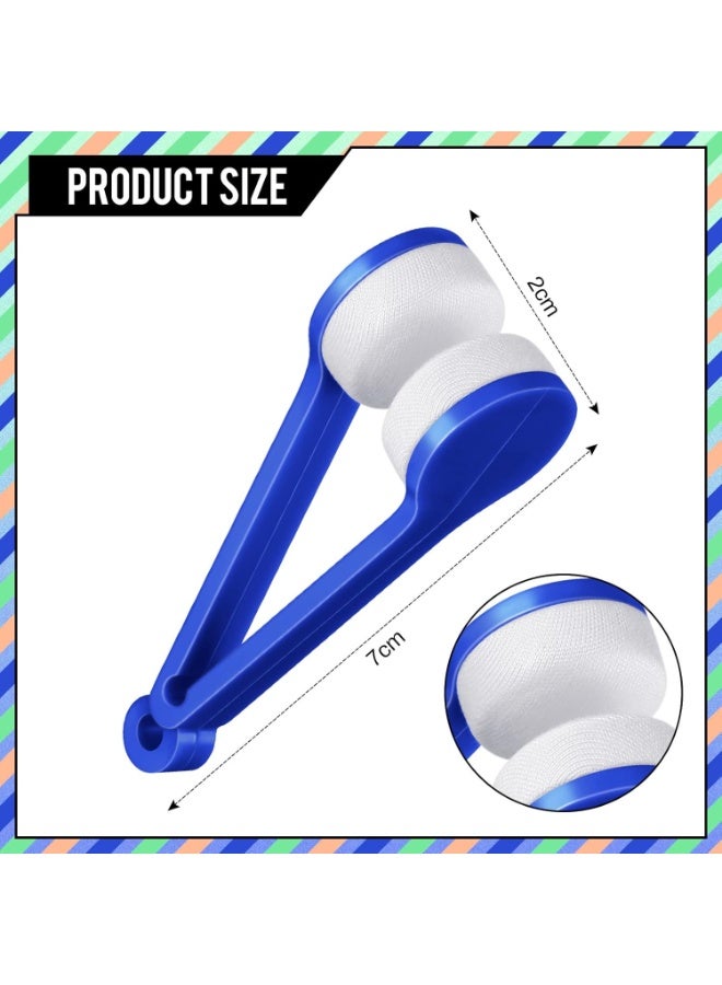 Happy Home 2 Pcs Mini Eyeglasses Cleaner Clip with Soft Microfiber Brush – Portable Spectacles and Sunglasses Cleaning Tool, Scratch-Free Lens Cleaner, Compact Travel-Friendly Glasses Cleaning Accessory, Easy to Use for Clear Vision Anywhere - Image 2